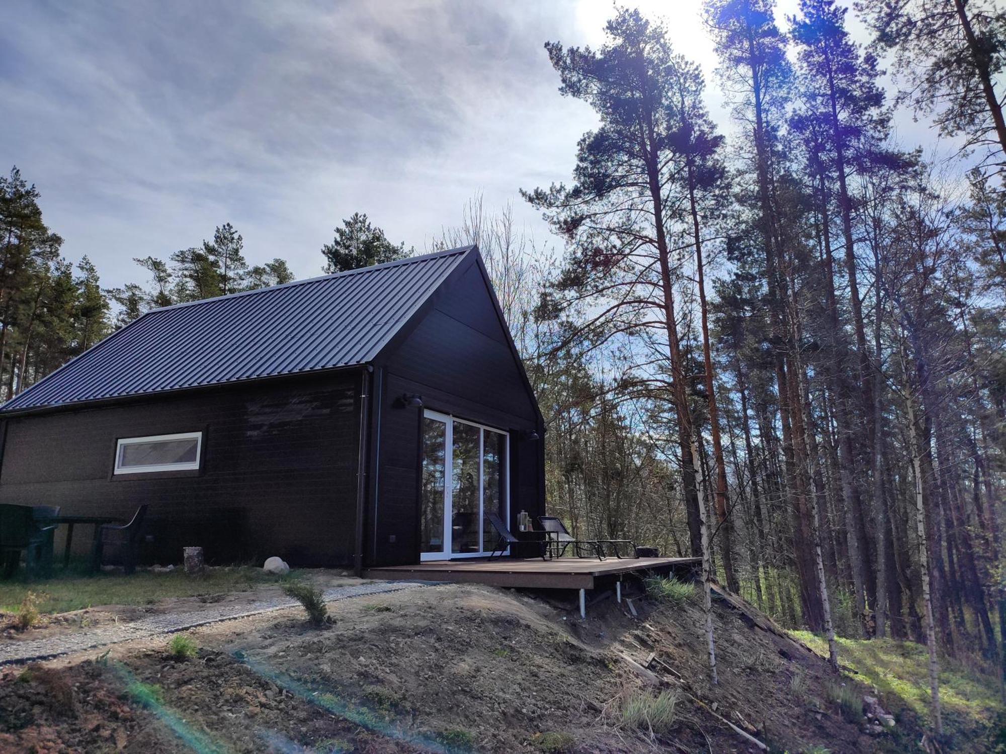 Modern Sauna Cabin In Horse Ranch Liyeplauke Dış mekan fotoğraf