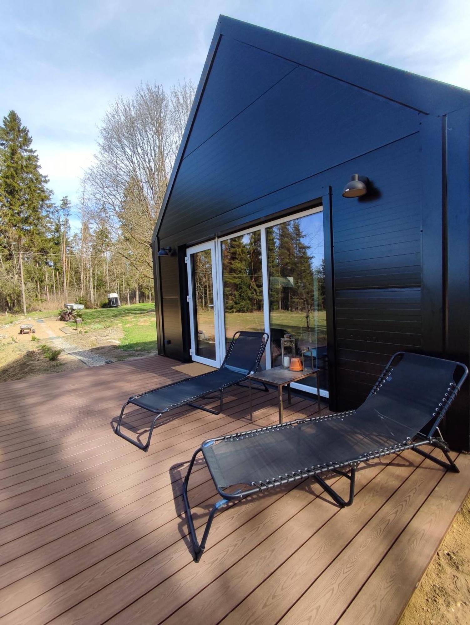 Modern Sauna Cabin In Horse Ranch Liyeplauke Dış mekan fotoğraf