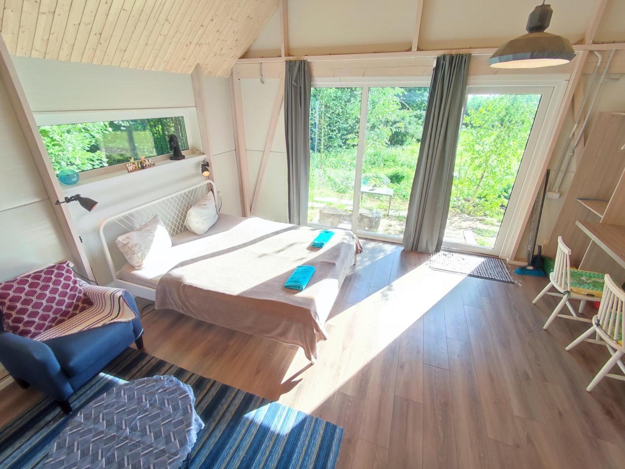Modern Sauna Cabin In Horse Ranch Liyeplauke Dış mekan fotoğraf