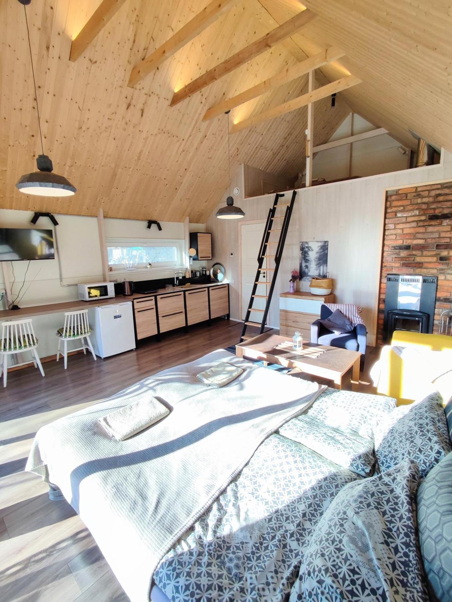 Modern Sauna Cabin In Horse Ranch Liyeplauke Dış mekan fotoğraf