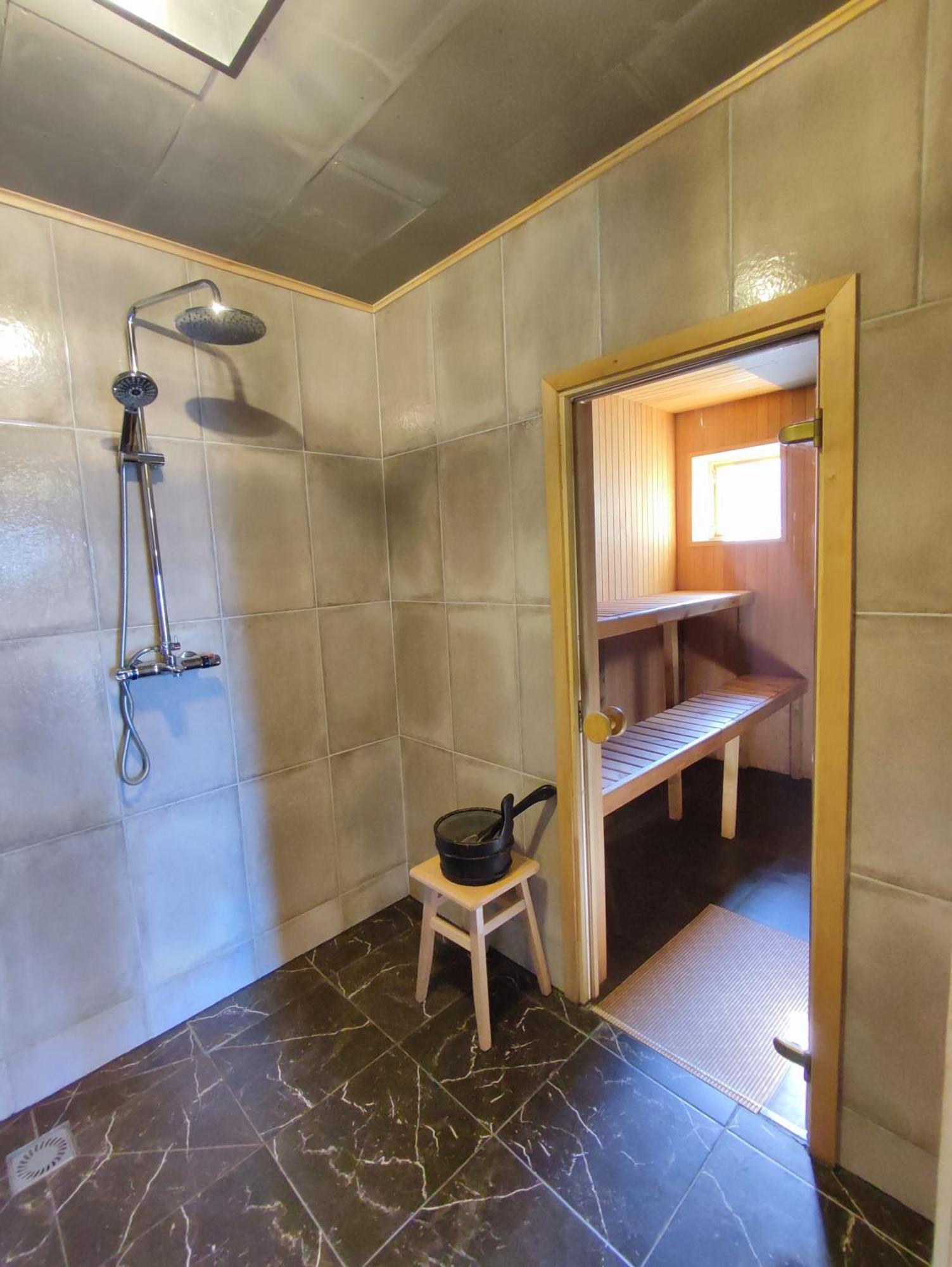 Modern Sauna Cabin In Horse Ranch Liyeplauke Dış mekan fotoğraf